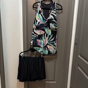 Torrid 2-piece Swim shirt and swim skirt